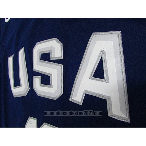 Camiseta USA 2016 DeMarcus Cousins #12 Azul